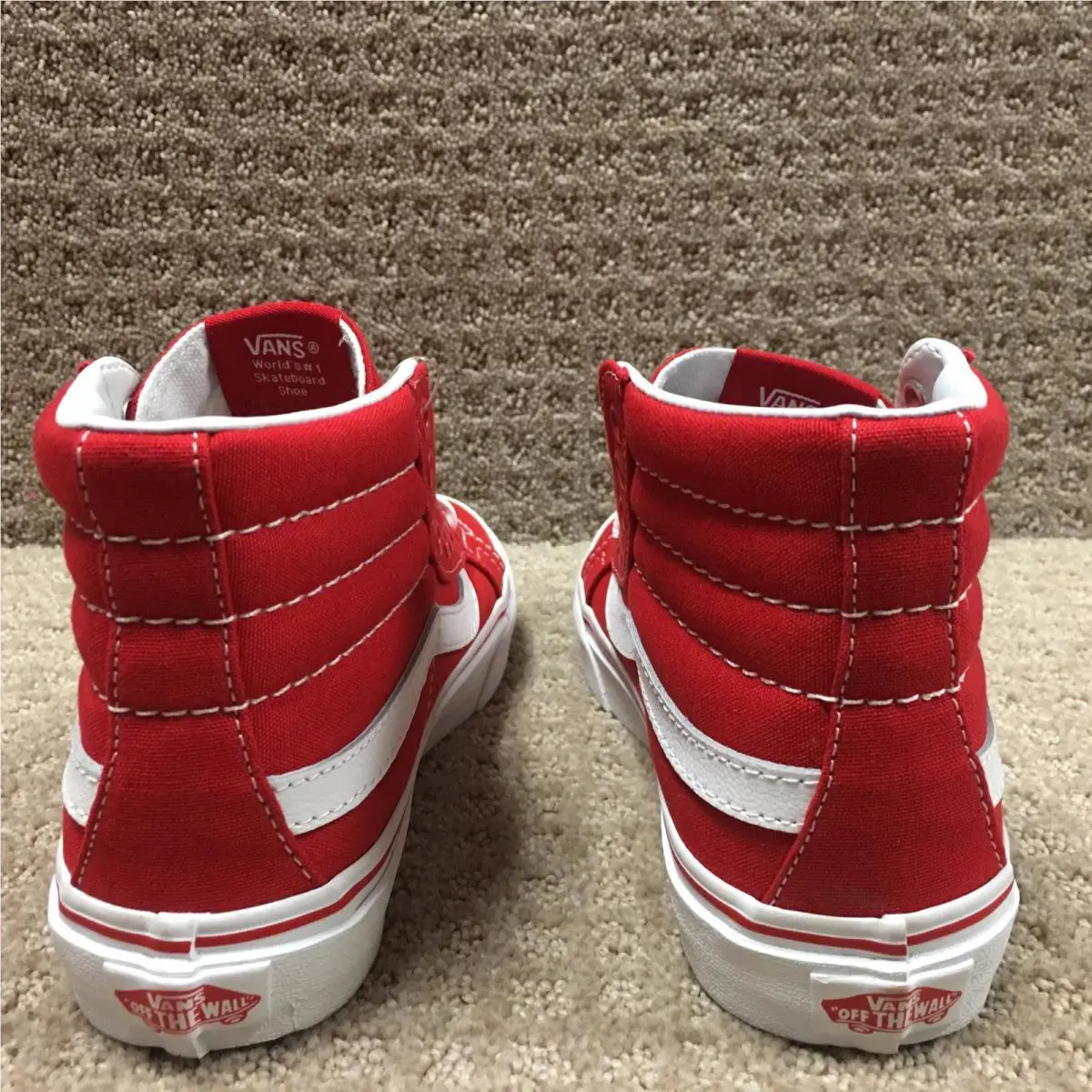 Vans shoes - Red/White 3