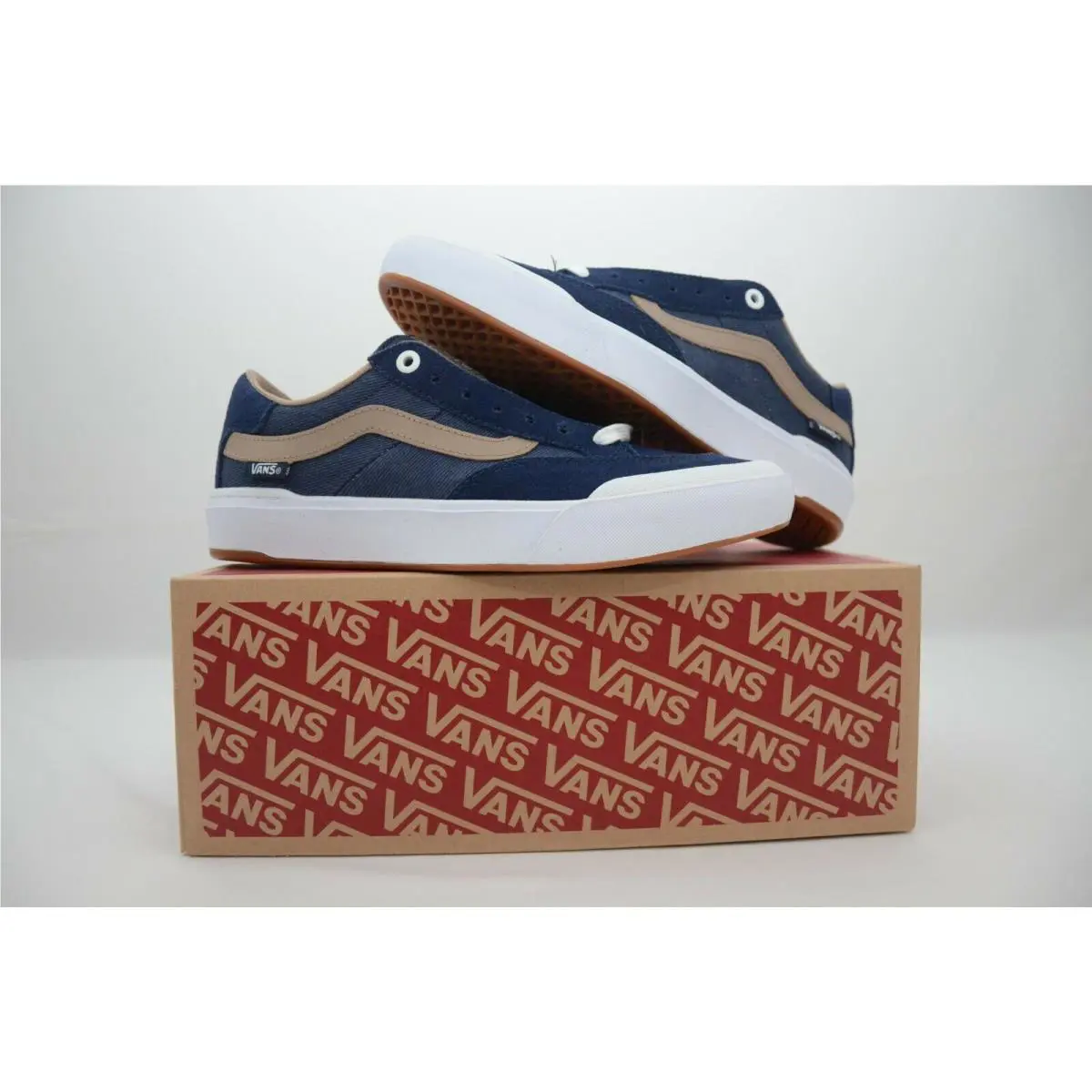 Vans shoes - Vans Berle Pro Twill Portabella - VN0A3WKXUZ0 - Blue 7
