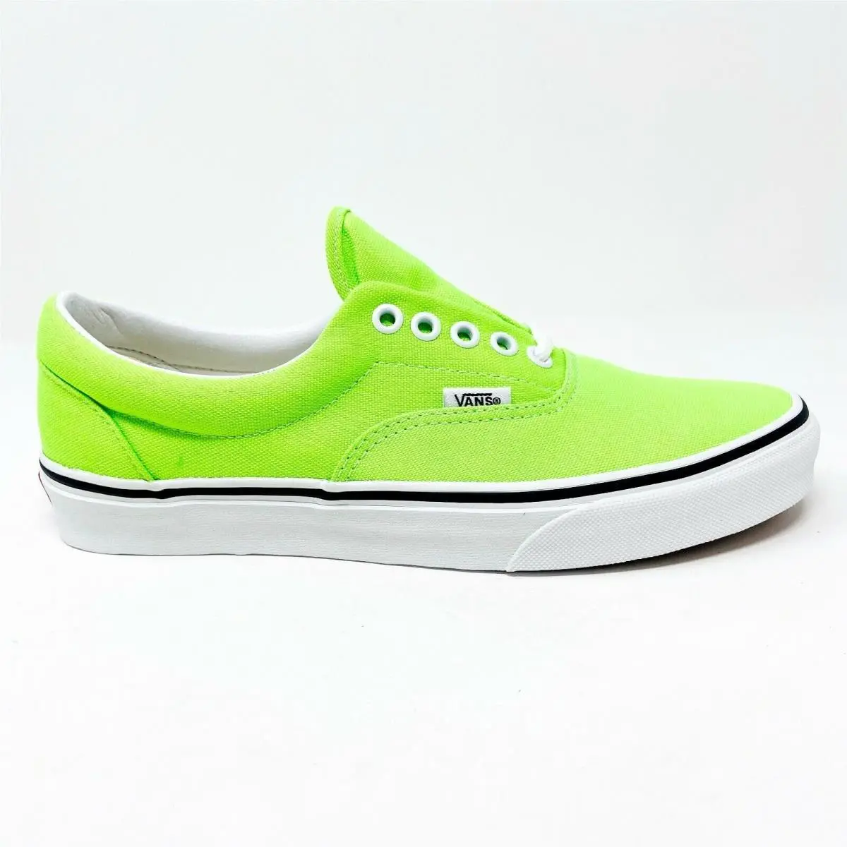 Vans Era Neon Gecko Green True White Womens Casual Shoes Sneakers