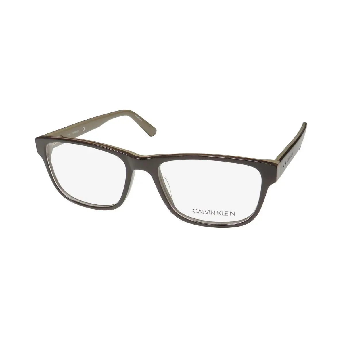 Calvin Klein CK18540 Eyeglasses 203 Plastic 54-17-145 Brown Unisex Square