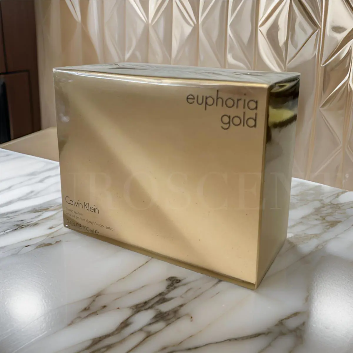 Calvin Klein Euphoria Gold Limited Edition Edp Women`s Perfume 3.4oz / 100ml