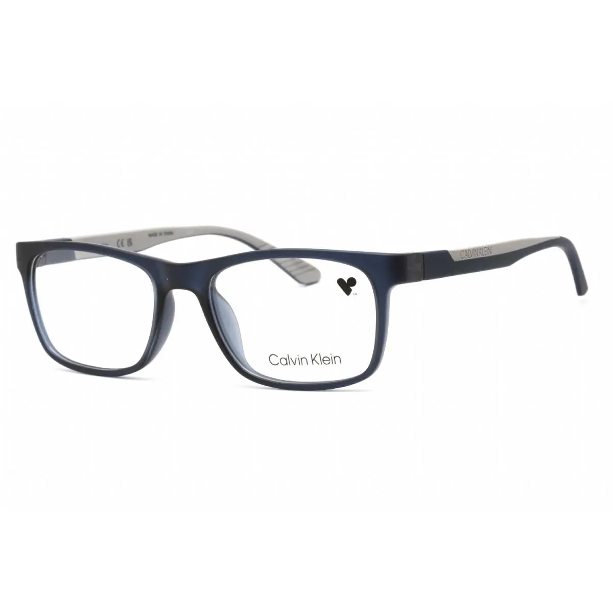 CK20535 410 Eyeglasses Matte Crystal Navy Frame 52mm by Calvin Klein