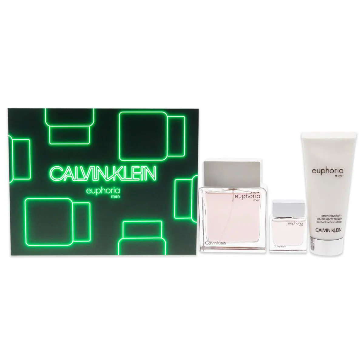 Euphoria by Calvin Klein For Men - 3 Pc Gift Set
