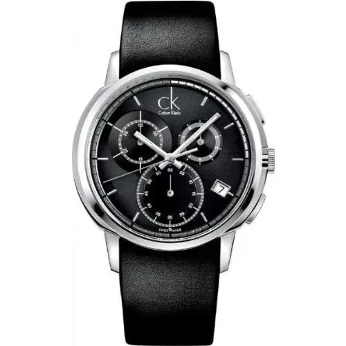 Calvin Klein Men`s Drive Black Dial Watch - K1V27102