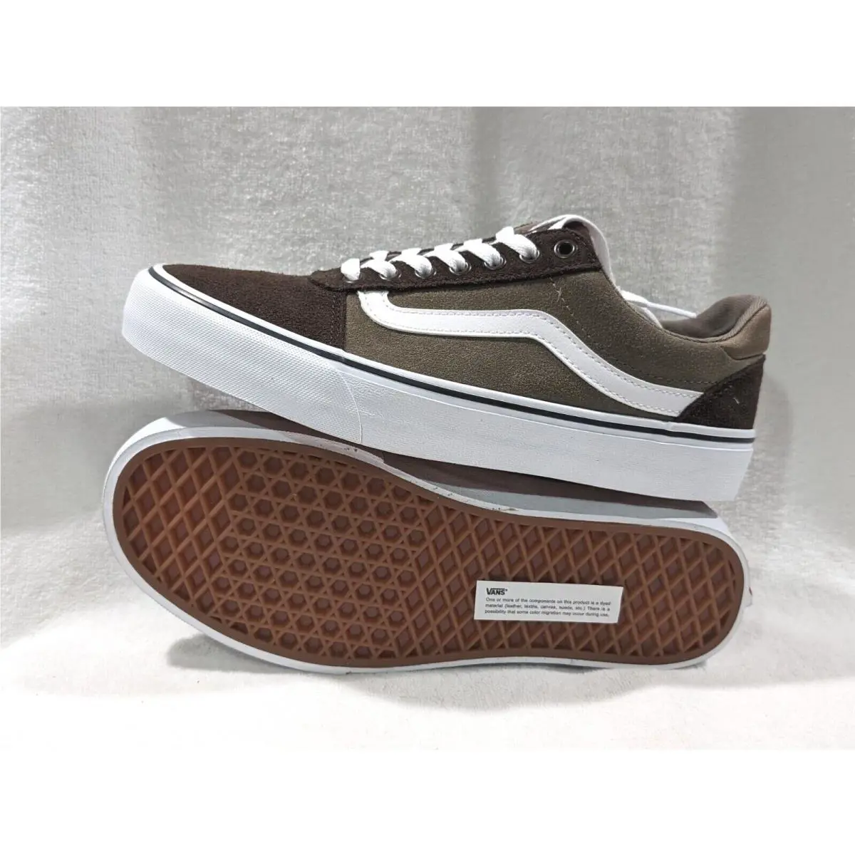 Vans shoes - Vans Ward Deluxe - Ward Deluxe - VN0A3TG1NWH - Brown/White 2