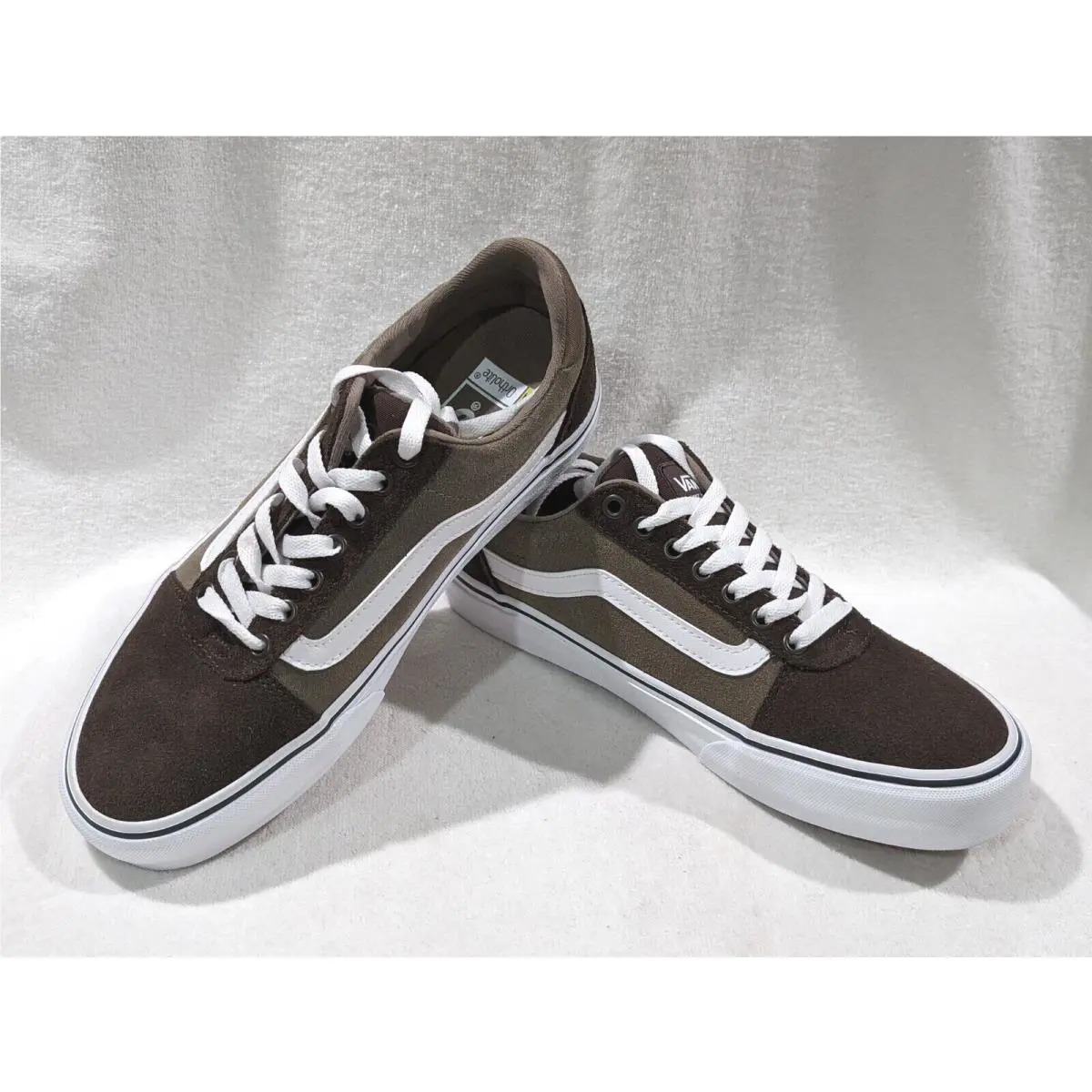 Vans shoes - Vans Ward Deluxe - Ward Deluxe - VN0A3TG1NWH - Brown/White 8
