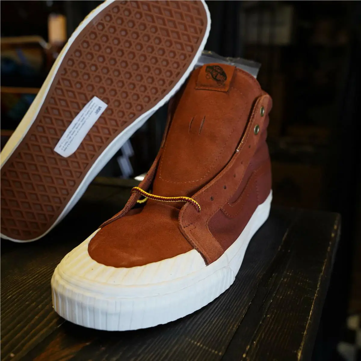 Vans shoes - VANS Sk8-Hi - Brown 0