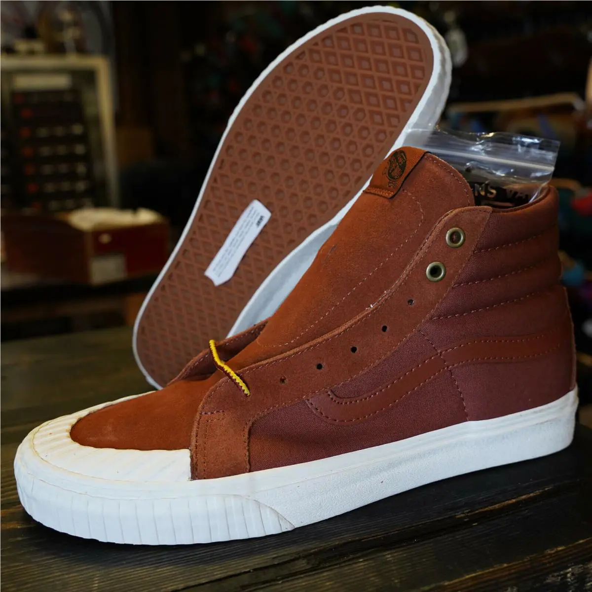 Vans shoes - VANS Sk8-Hi - Brown 3