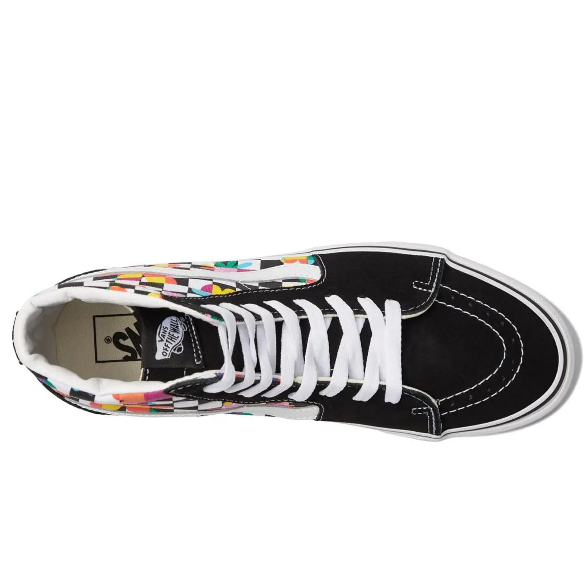 Vans shoes - (Floral Checkerboard) Black/True White 6