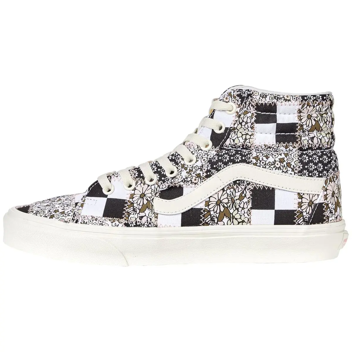 Vans shoes - (Floral Checkerboard) Black/True White 20