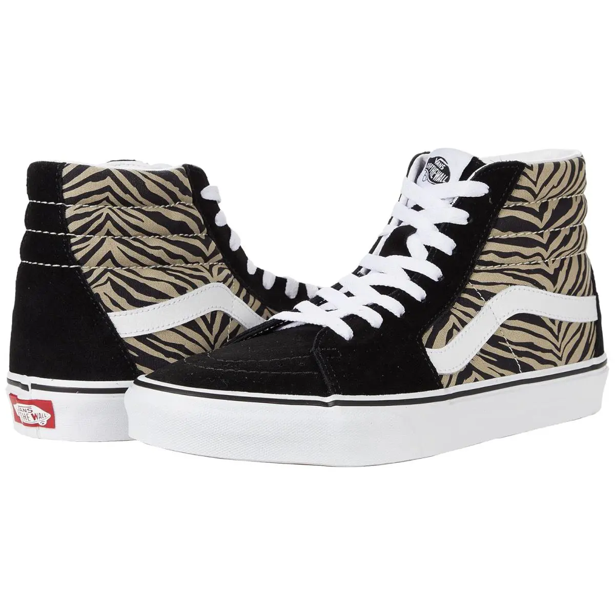 Unisex Sneakers Athletic Shoes Vans SK8-Hi (Safari Multi) Mix/True White