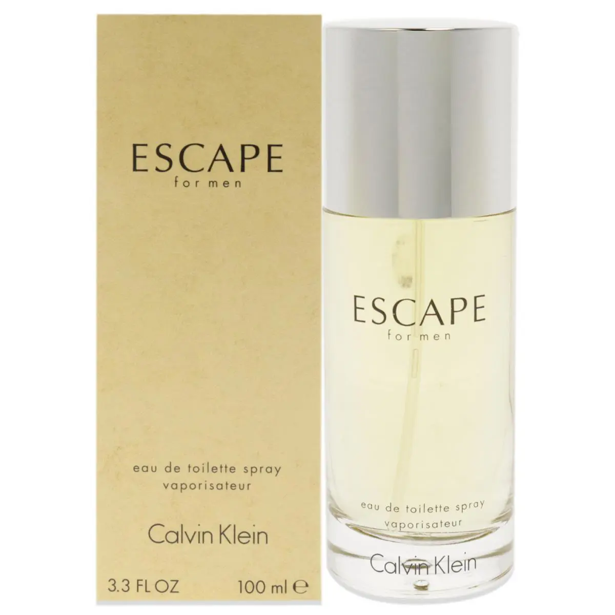 Pack of 3 Escape by Calvin Klein For Men - 3.3 oz Edt Spray