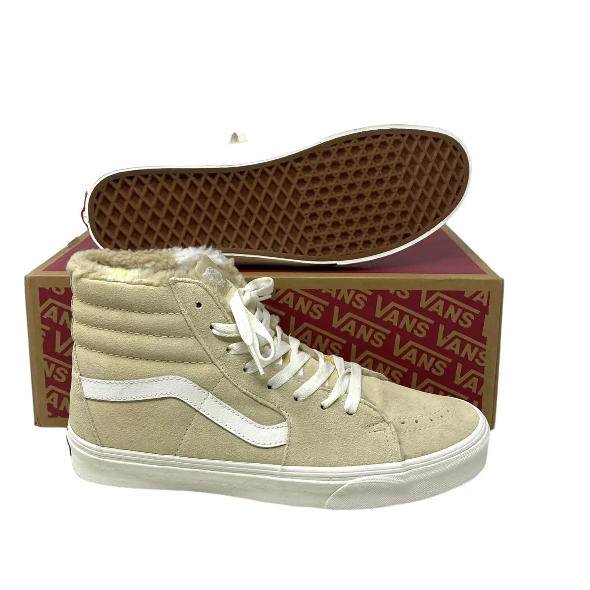 Vans shoes - VANS Sk8-Hi - VN0A7Q5NBVV - Beige 1