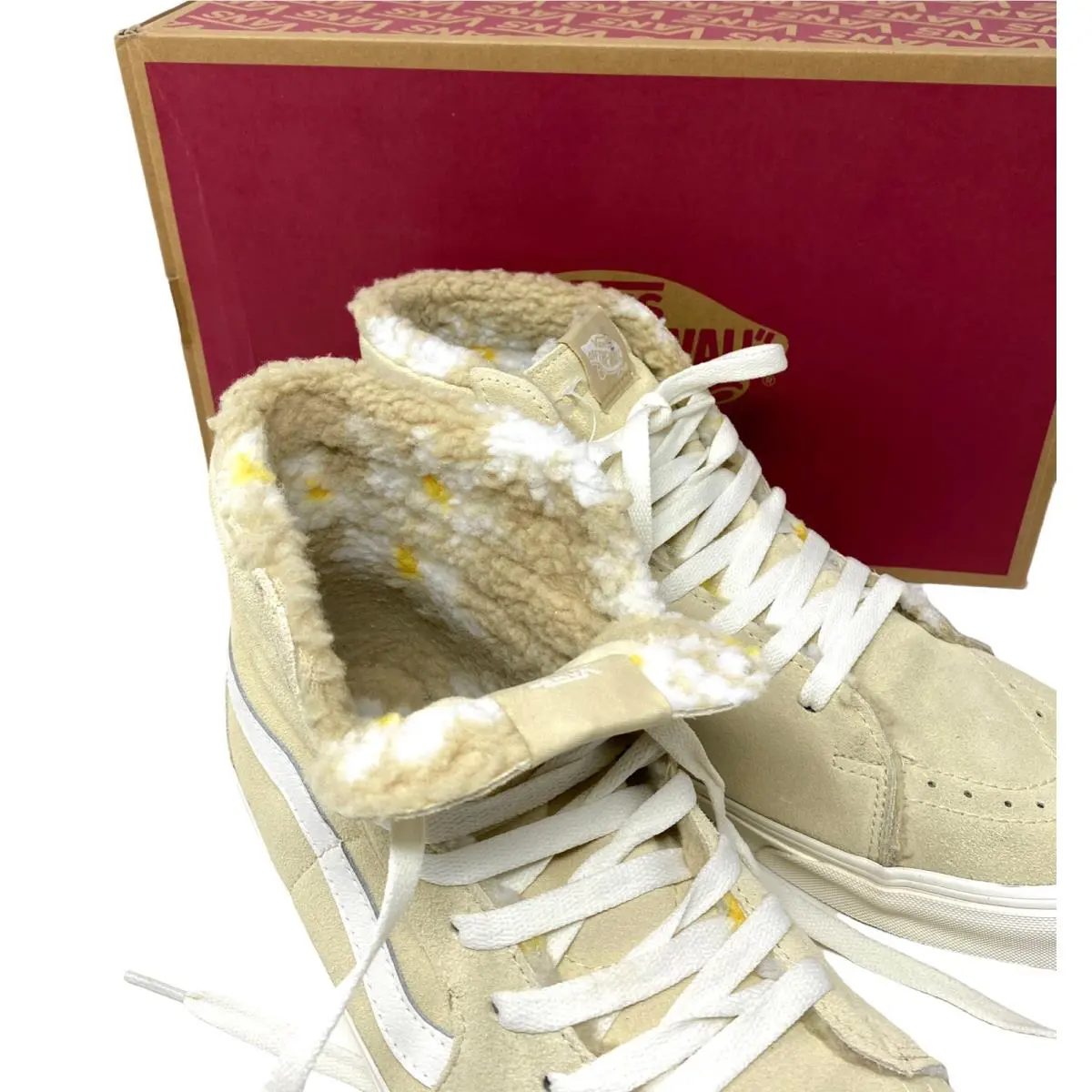 Vans shoes - VANS Sk8-Hi - VN0A7Q5NBVV - Beige 4