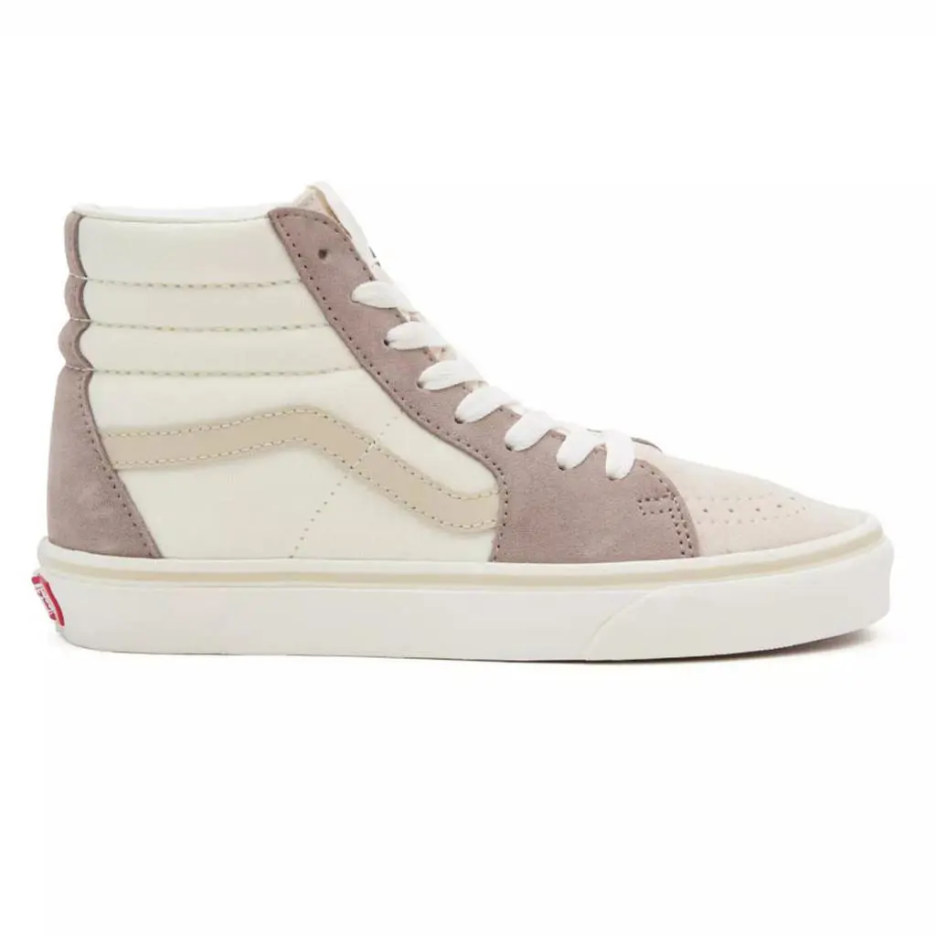 Vans SK8 HI Mens Womens Block Gray VN000CMXBGF Canvas High Top Skateboard Shoes - Gray