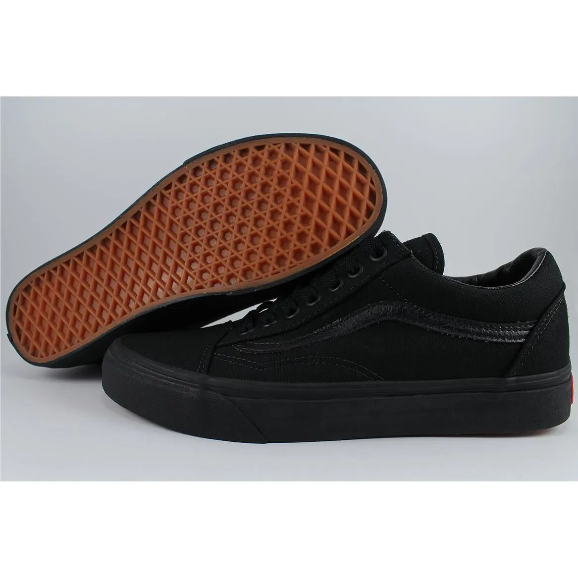 Vans shoes - Old Skool - Old Skool - Black, Full way: Black/Black 8