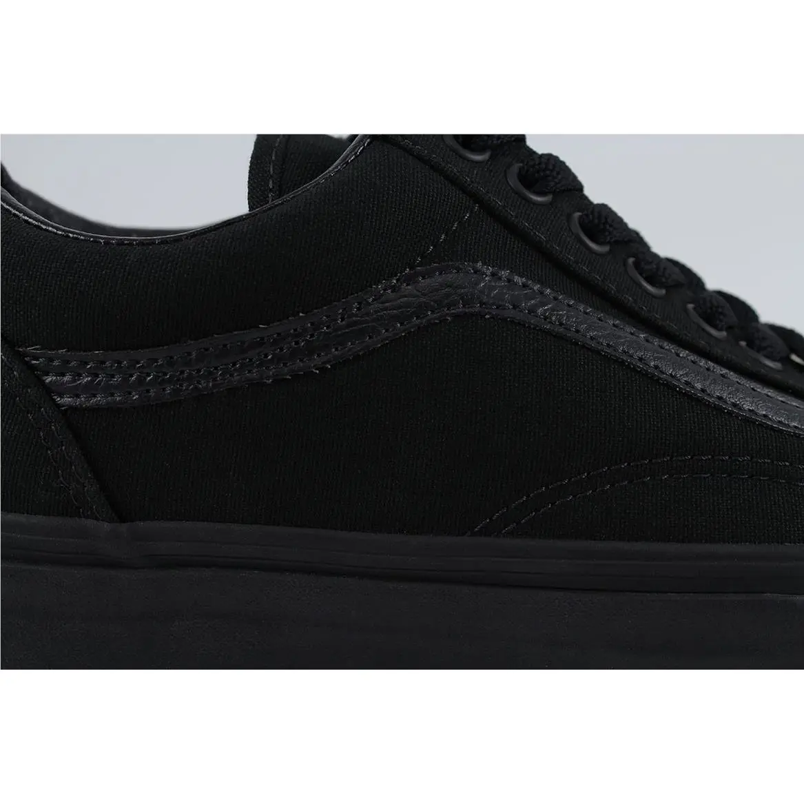 Vans shoes - Old Skool - Old Skool - Black, Full way: Black/Black 6