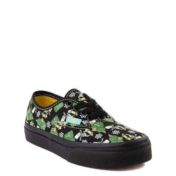 Vans X The Simpsons Glow Bart Kids Size 11 12.5 2.5 - Multicolor
