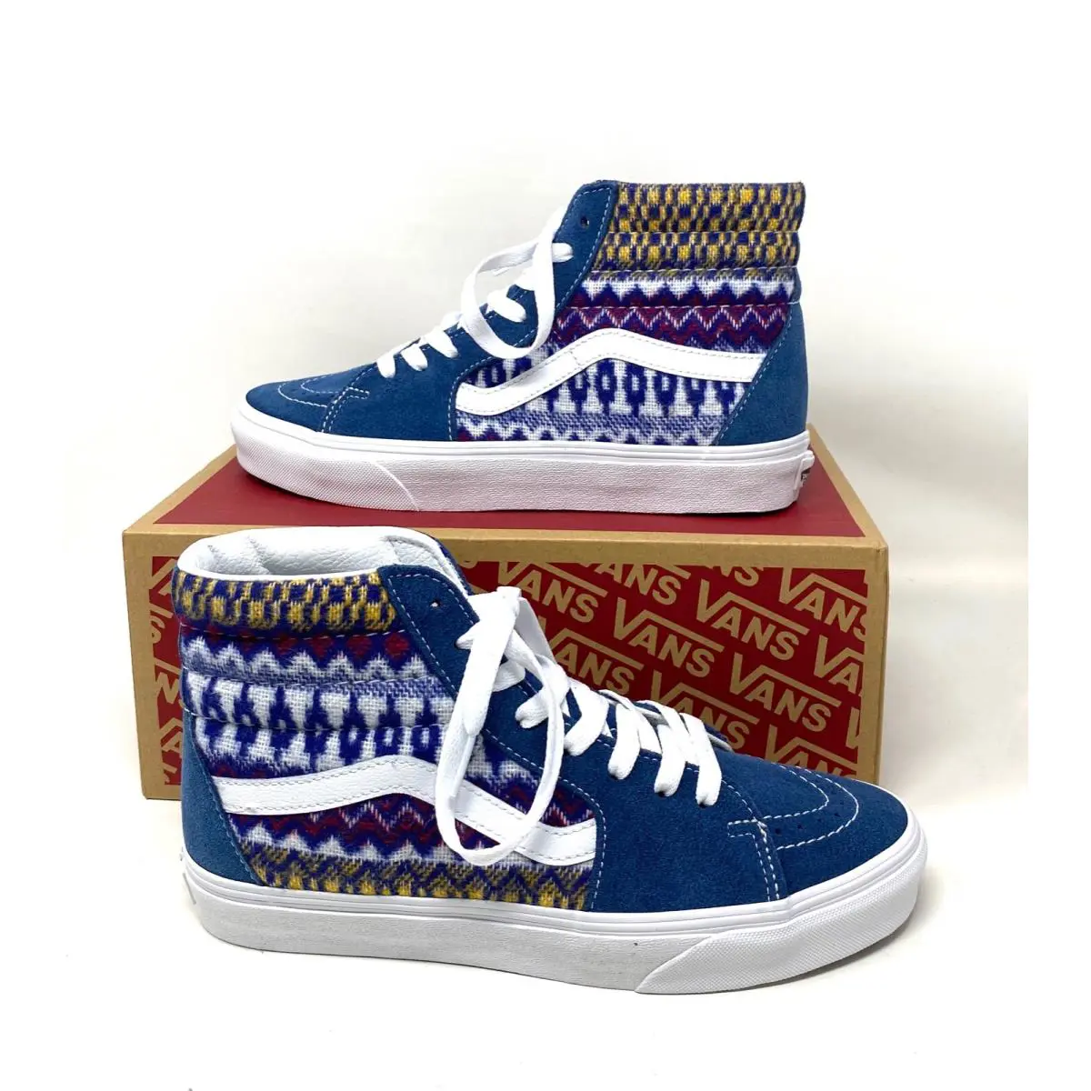 Vans shoes - VANS Sk8-Hi - VN0A7Q5NBER - Blue 0