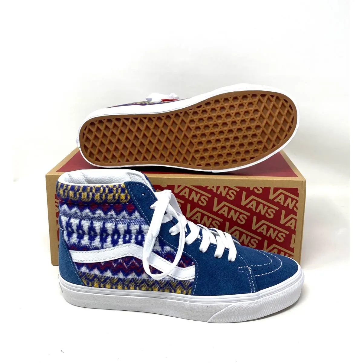 Vans shoes - VANS Sk8-Hi - VN0A7Q5NBER - Blue 3