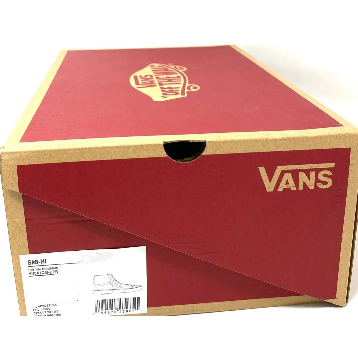 Vans shoes - VANS Sk8-Hi - VN0A7Q5NBER - Blue 17