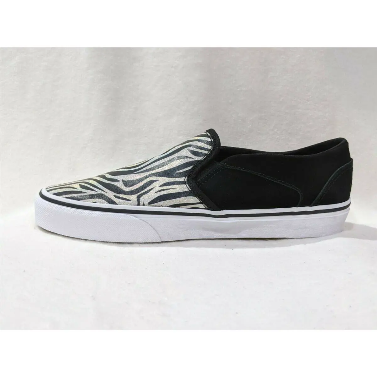 Vans shoes - VANS Asher - Asher - VN0A45JM54G - Metallic Zebra Black/White 4