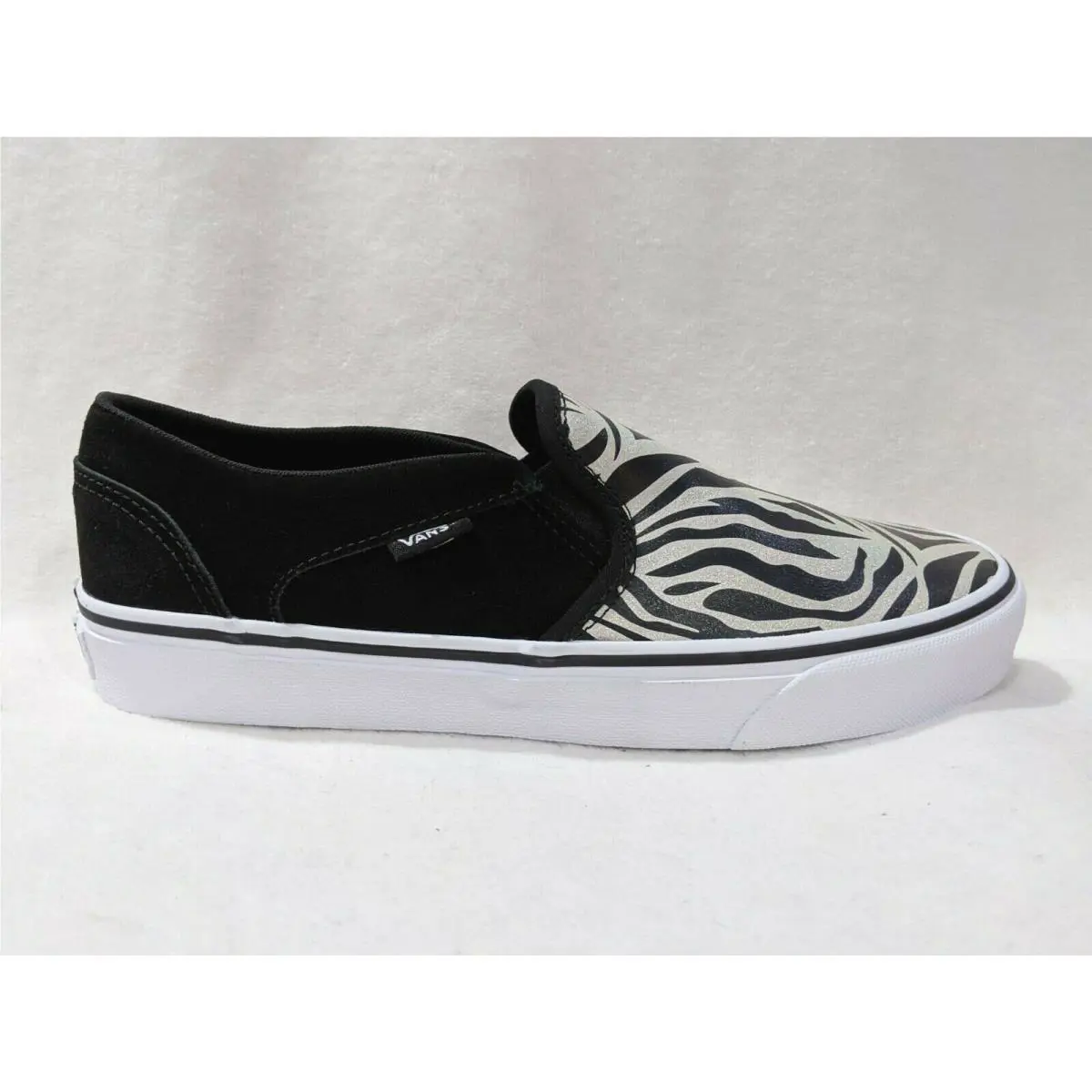 Vans shoes - VANS Asher - Asher - VN0A45JM54G - Metallic Zebra Black/White 12