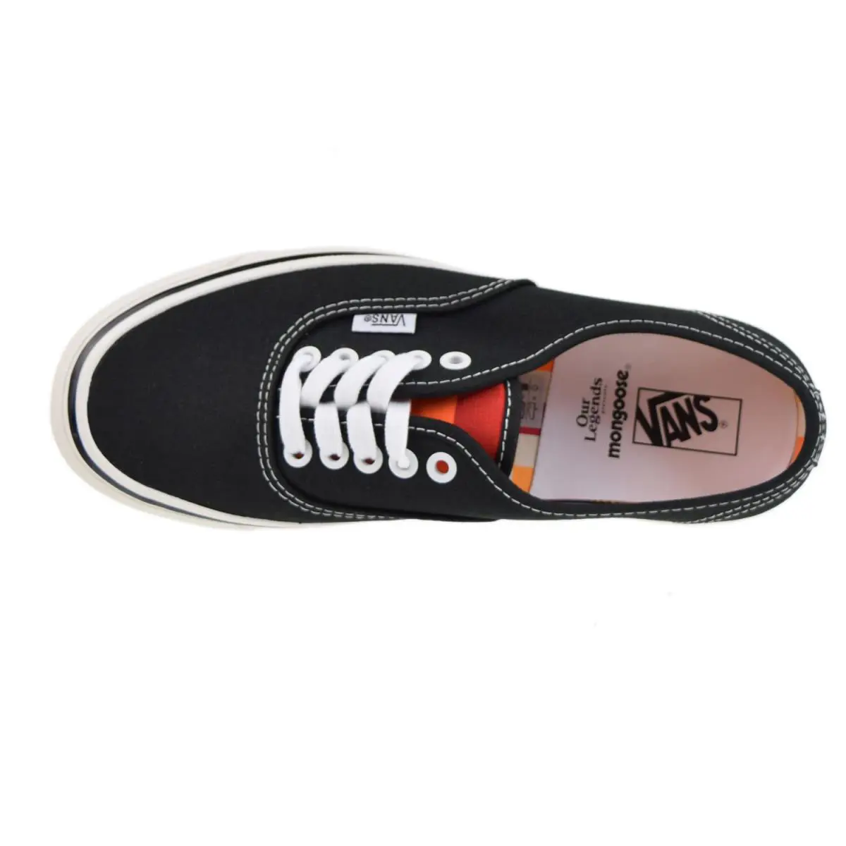Vans shoes - vn0a4bvy-blk - vn0a4bvy-blk - Black-Orange 3