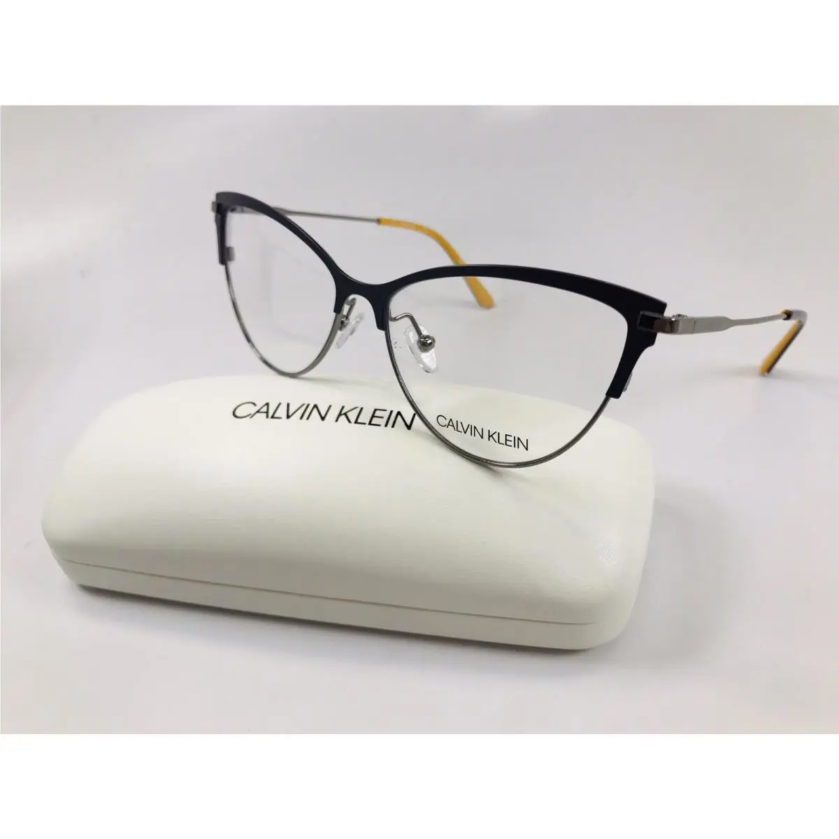 Calvin Klein CK19111 501 Dark Purple Eyeglasses 53mm with Case