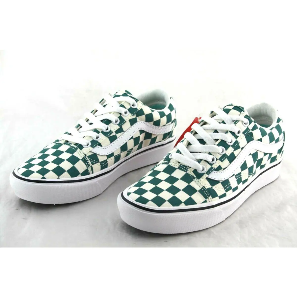 Vans shoes - ComfyCush Checker Old Skool Quetzal - VN0A3WMAVNS1 - Quetzal & True White 2