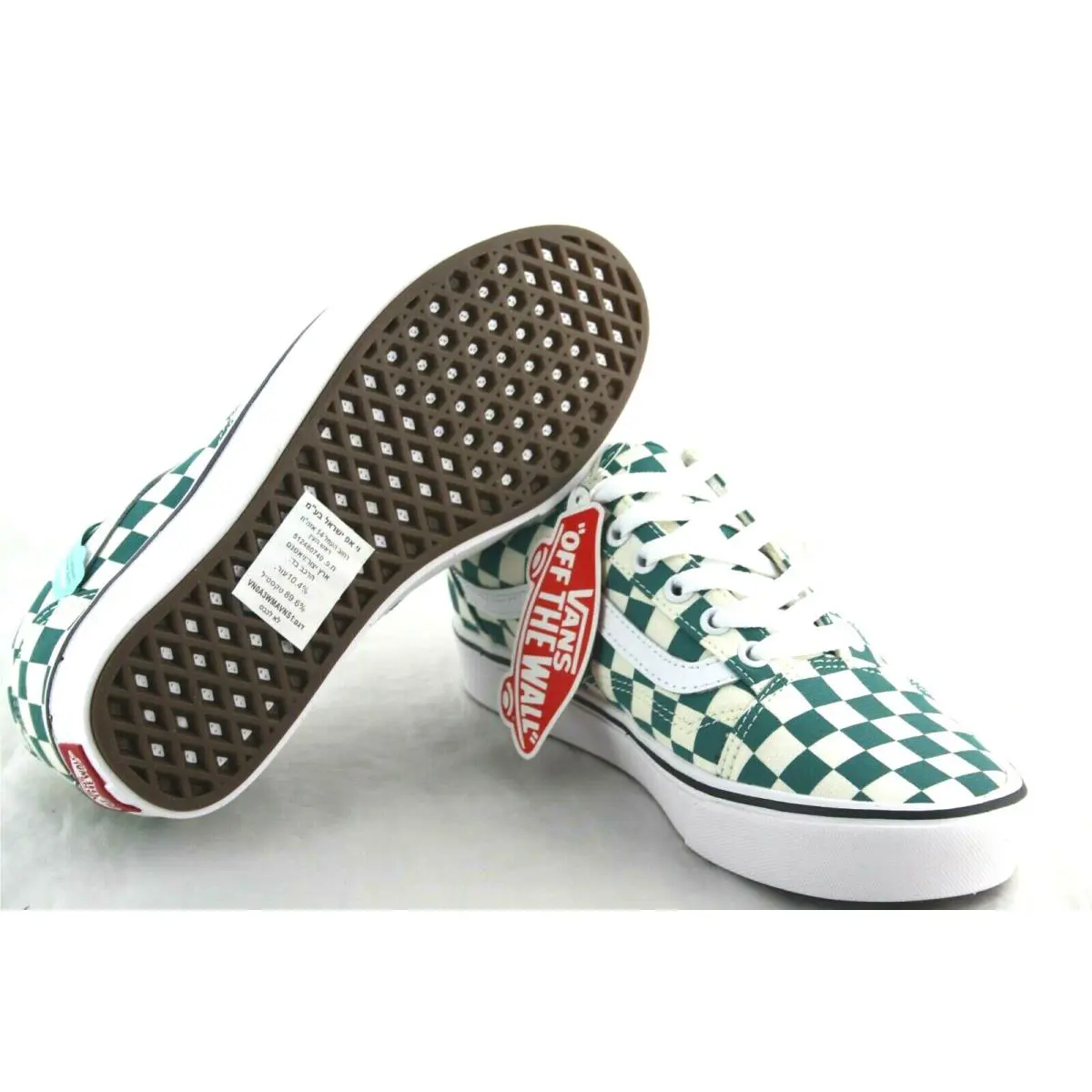 Vans shoes - ComfyCush Checker Old Skool Quetzal - VN0A3WMAVNS1 - Quetzal & True White 5