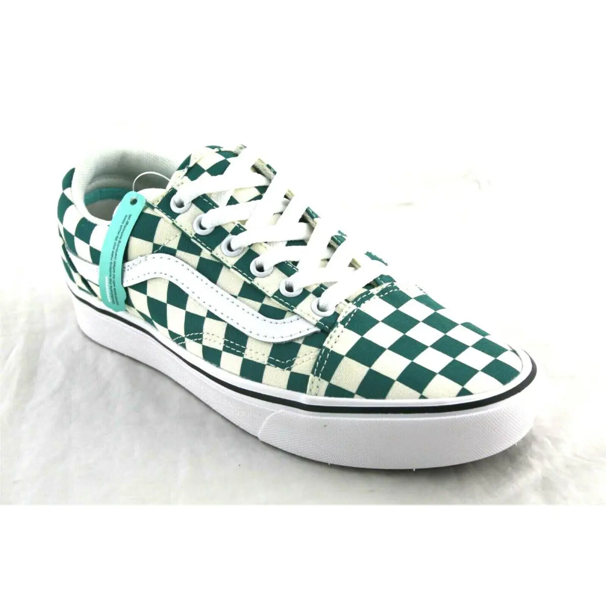 Vans shoes - ComfyCush Checker Old Skool Quetzal - VN0A3WMAVNS1 - Quetzal & True White 7