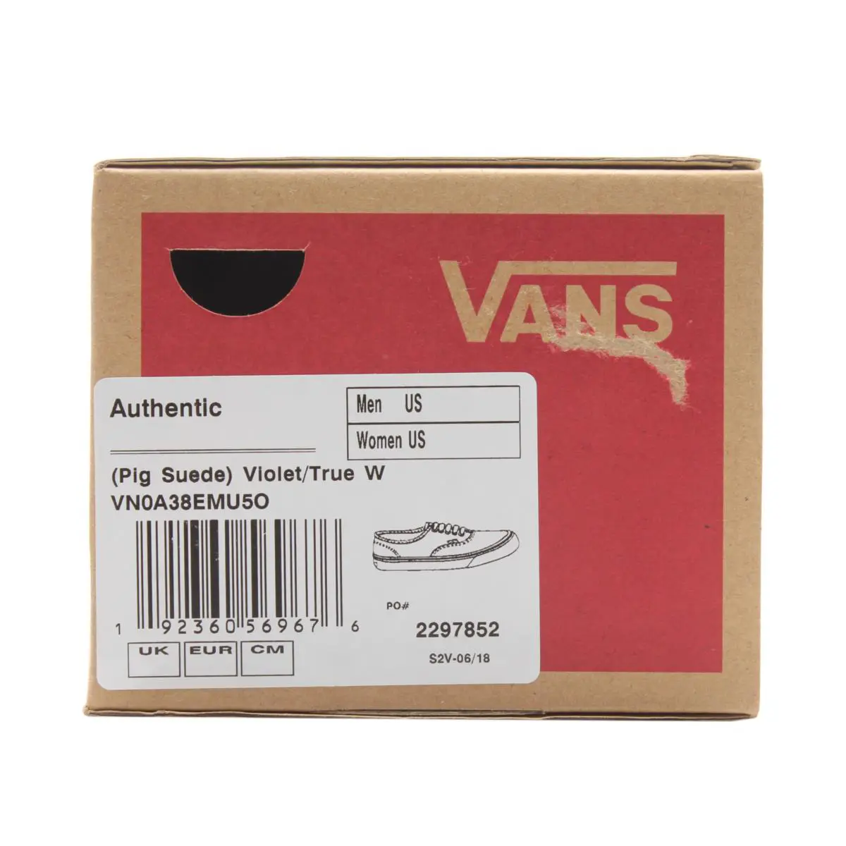 Vans shoes - VN0A38EMU5O - VN0A38EMU5O - Violet/True White 5