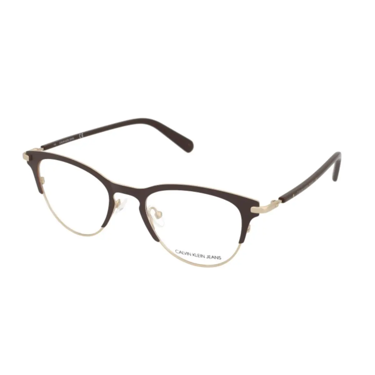 Calvin Klein CKJ20302 210 Brown Eyeglasses RX 49-19-140 W/ Case