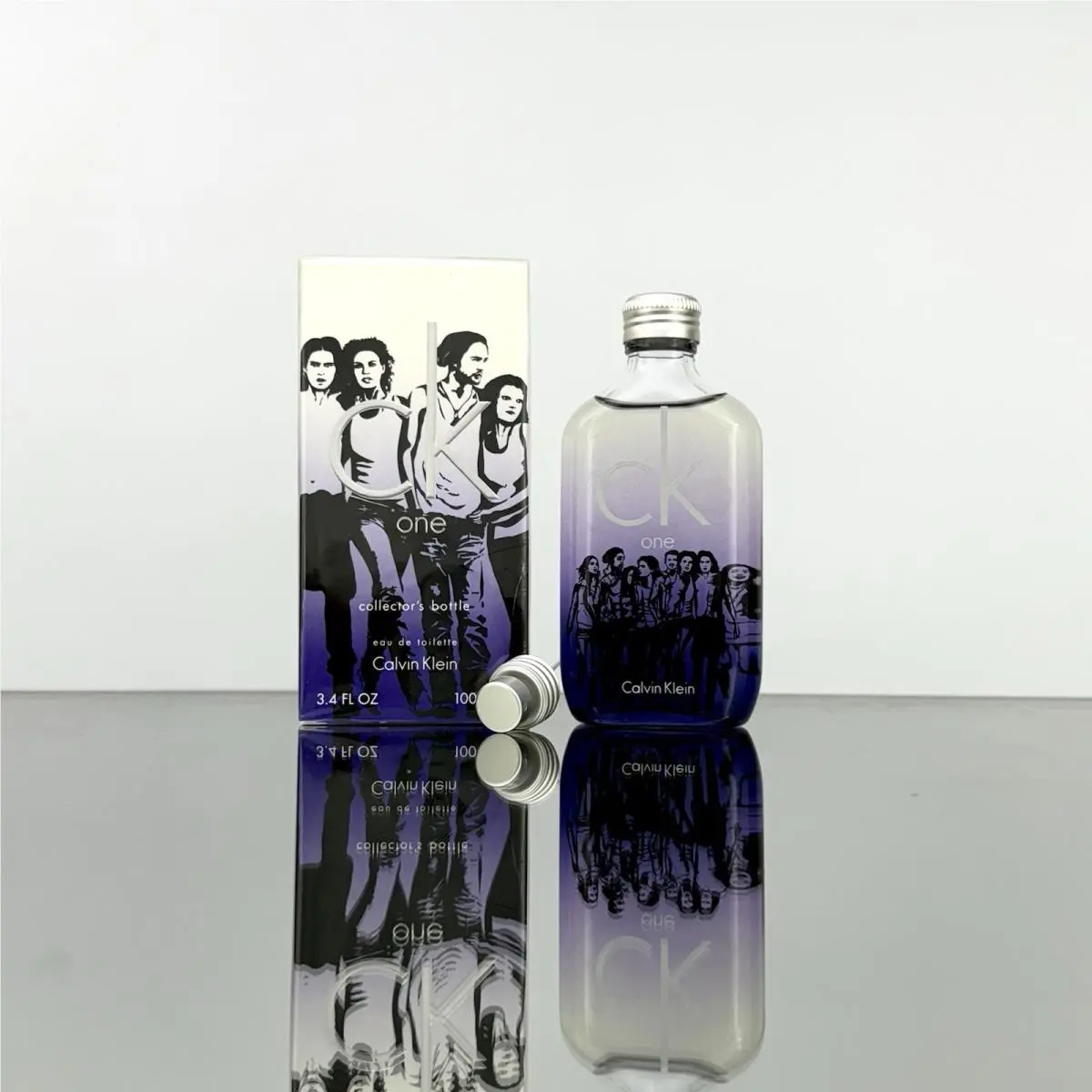 Calvin Klein CK One Collector`s Bottle Unisex 3.4oz Edt Spr New-sealed BK20