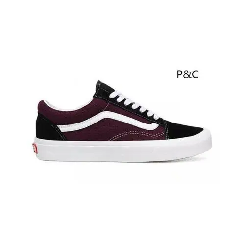 Old Skool Vans P C Black/port Royale Sneakers Low-top Skate