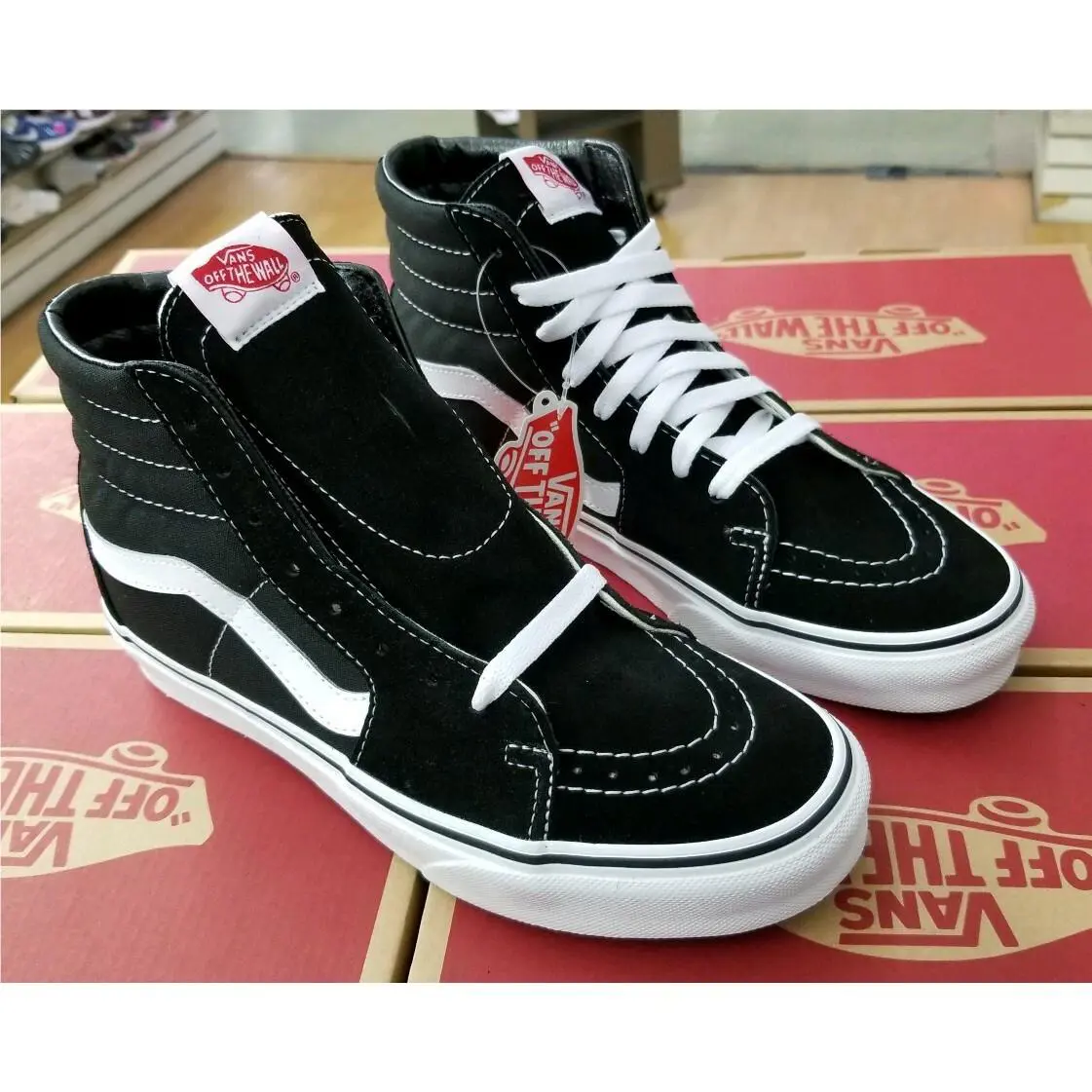Vans shoes - VANS Sk8-Hi - VN000D5IB8C - Black 5