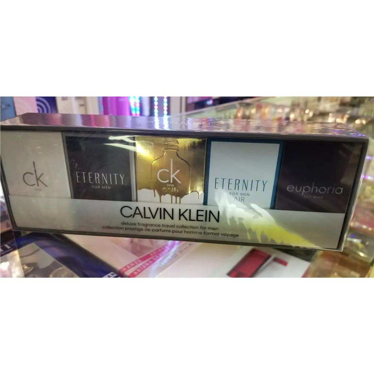 Calvin Klein 5 Pc 0.33 oz 10 ml Dab On Mini Travel Fragrance Gift Set Men