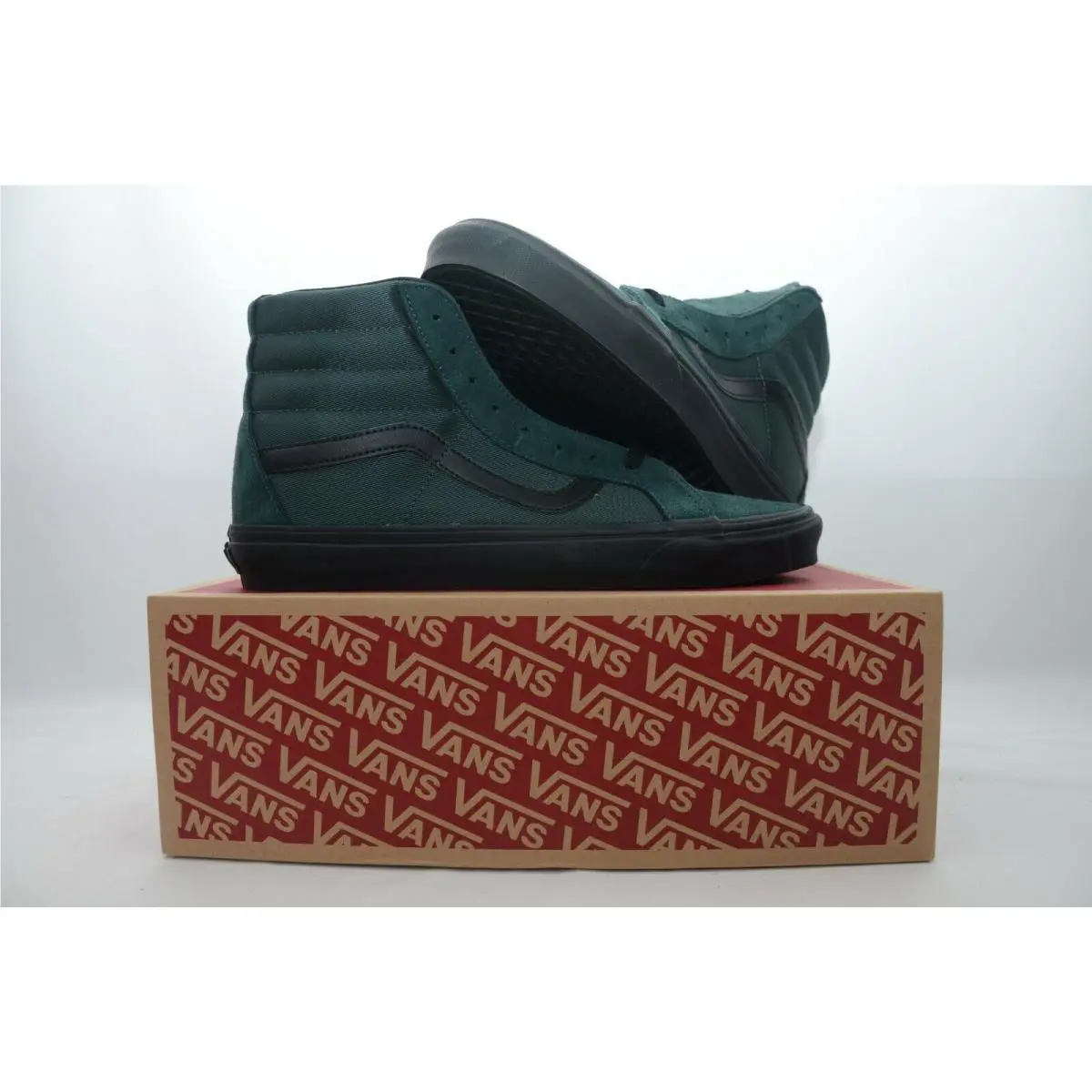 Vans shoes - VANS Sk8-Hi - VN0A2XSBUQM - Green, Manufacturer: (Metallic Twill) Darkest 5
