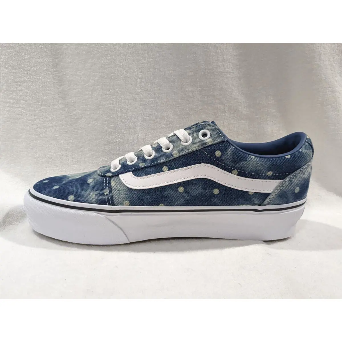 Vans shoes - VANS Ward Platform - Ward Platform - VN0A3TLCBBC - Blue/White 4