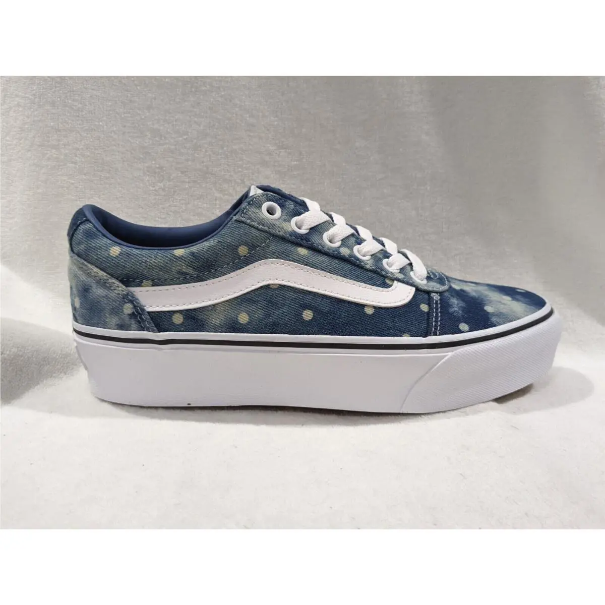 Vans shoes - VANS Ward Platform - Ward Platform - VN0A3TLCBBC - Blue/White 12