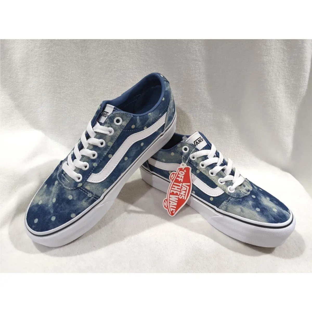 Vans shoes - VANS Ward Platform - Ward Platform - VN0A3TLCBBC - Blue/White 6