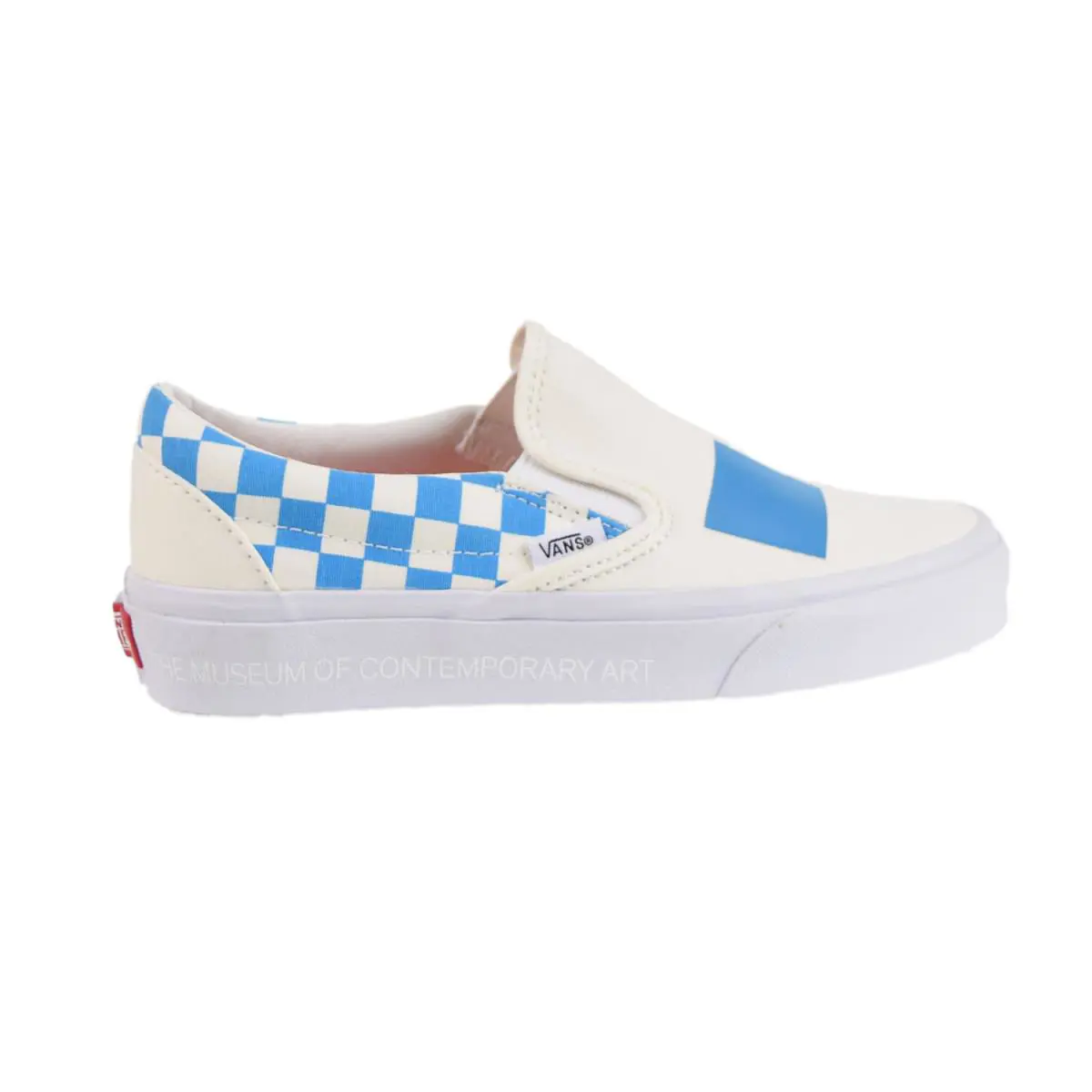Vans Classic Slip-on Moca Logo Men`s Shoes Logo-cyan vn000xg8-8my - Logo-Cyan
