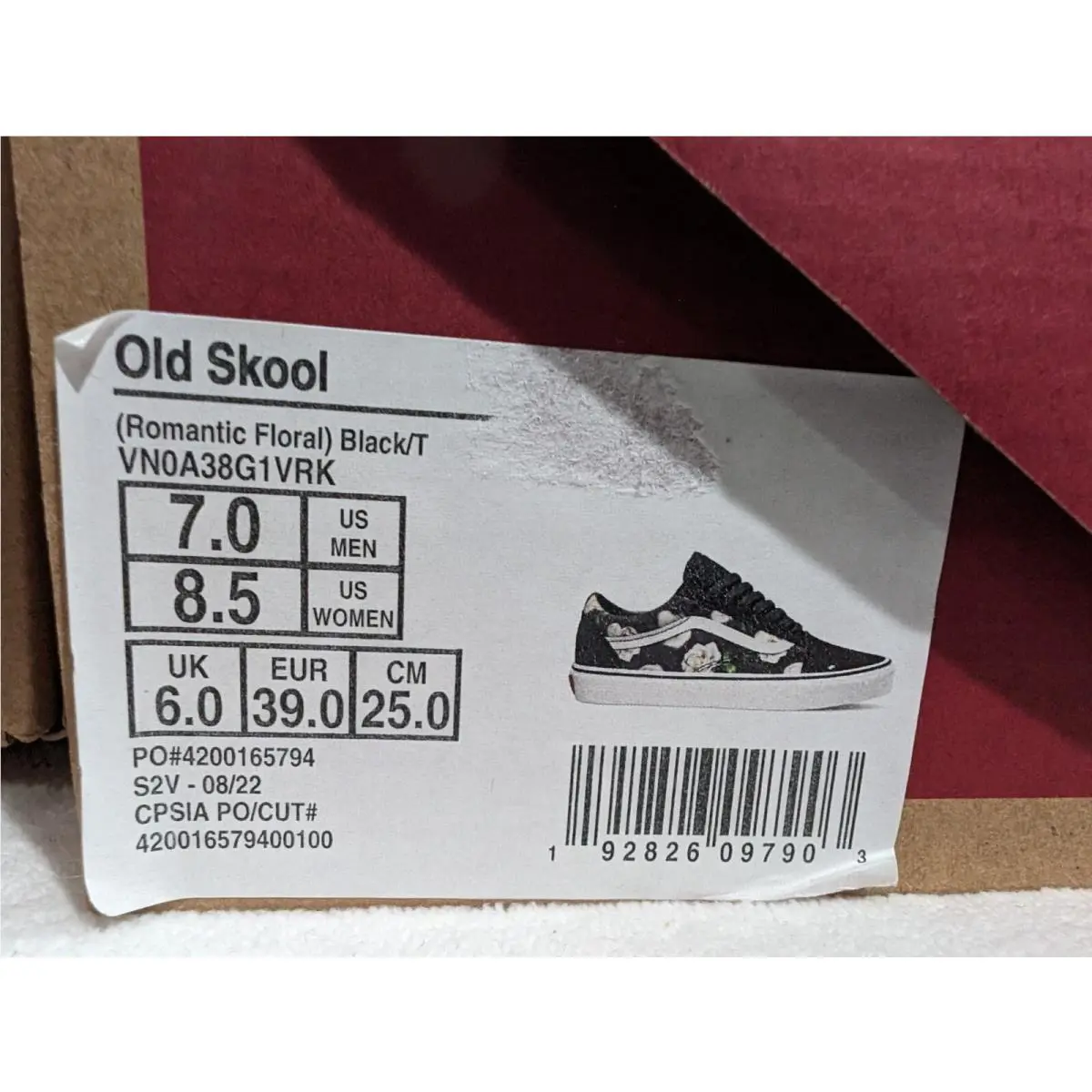 Vans shoes - VASNS Old Skool - VASNS Old Skool - VN0A38G1VRK - Black/Multicolor 7