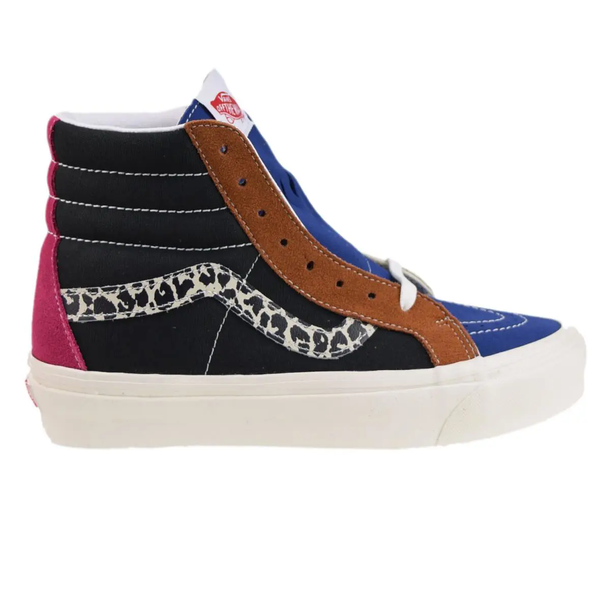 Vans Anaheim Factory SK8-Hi 38 Dx Animal Mix Men`s Shoes White-black - White-Black