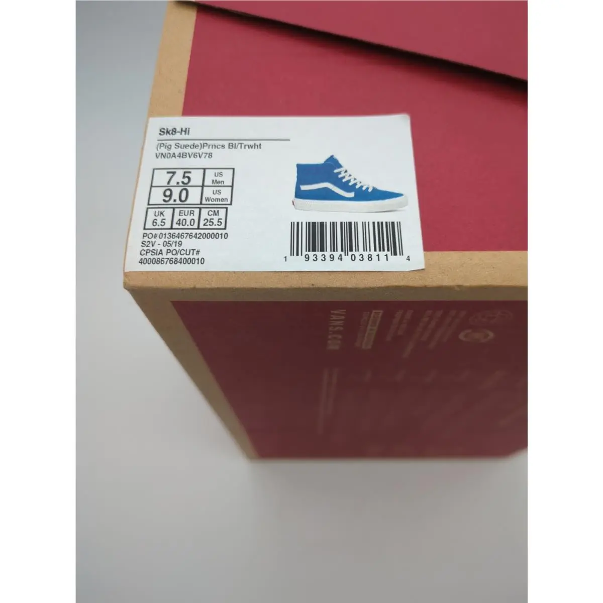 Vans shoes - 721356 - 721356 - Black/White 5