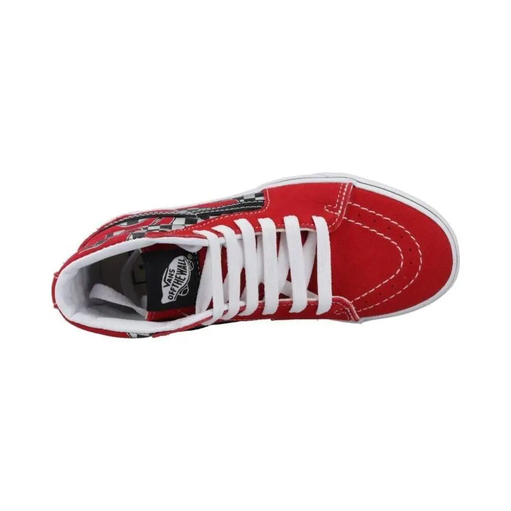 Vans shoes - Vans Sk8-Hi - VN000D5FIZQ1 - RACING RED/WHITE/BLACK (UPC: 196571329890) 3