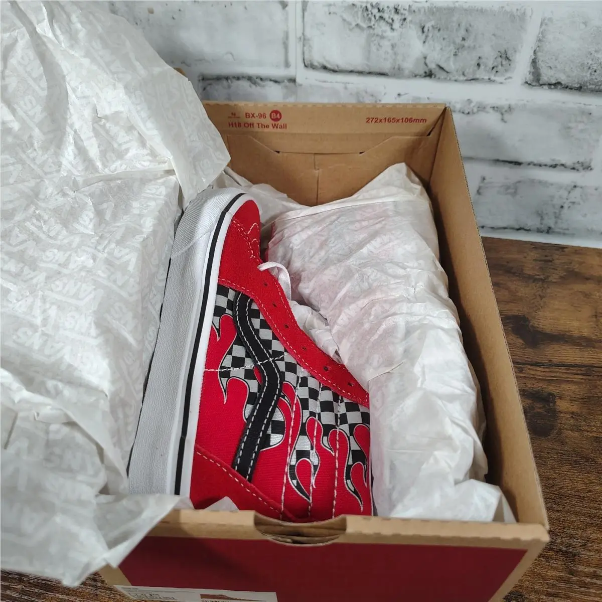 Vans shoes - Vans Sk8-Hi - VN000D5FIZQ1 - Red (UPC: 196571329654) 5