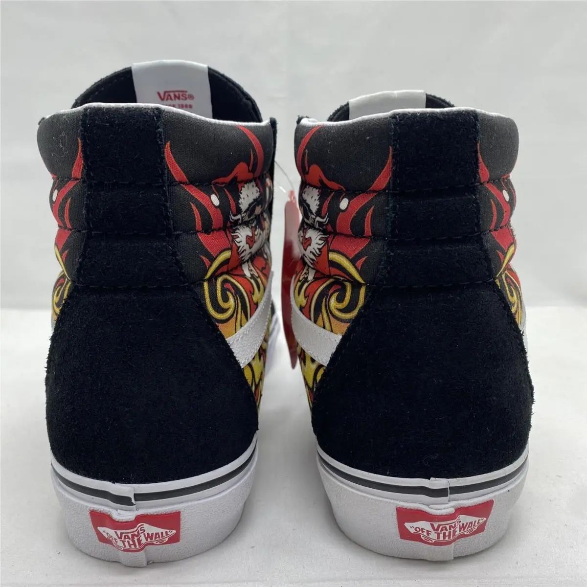 Vans shoes - Vans Sk8 Hi - VN0A4BVTBLK - Black Red Yellow White (UPC: 0196570614775) 3