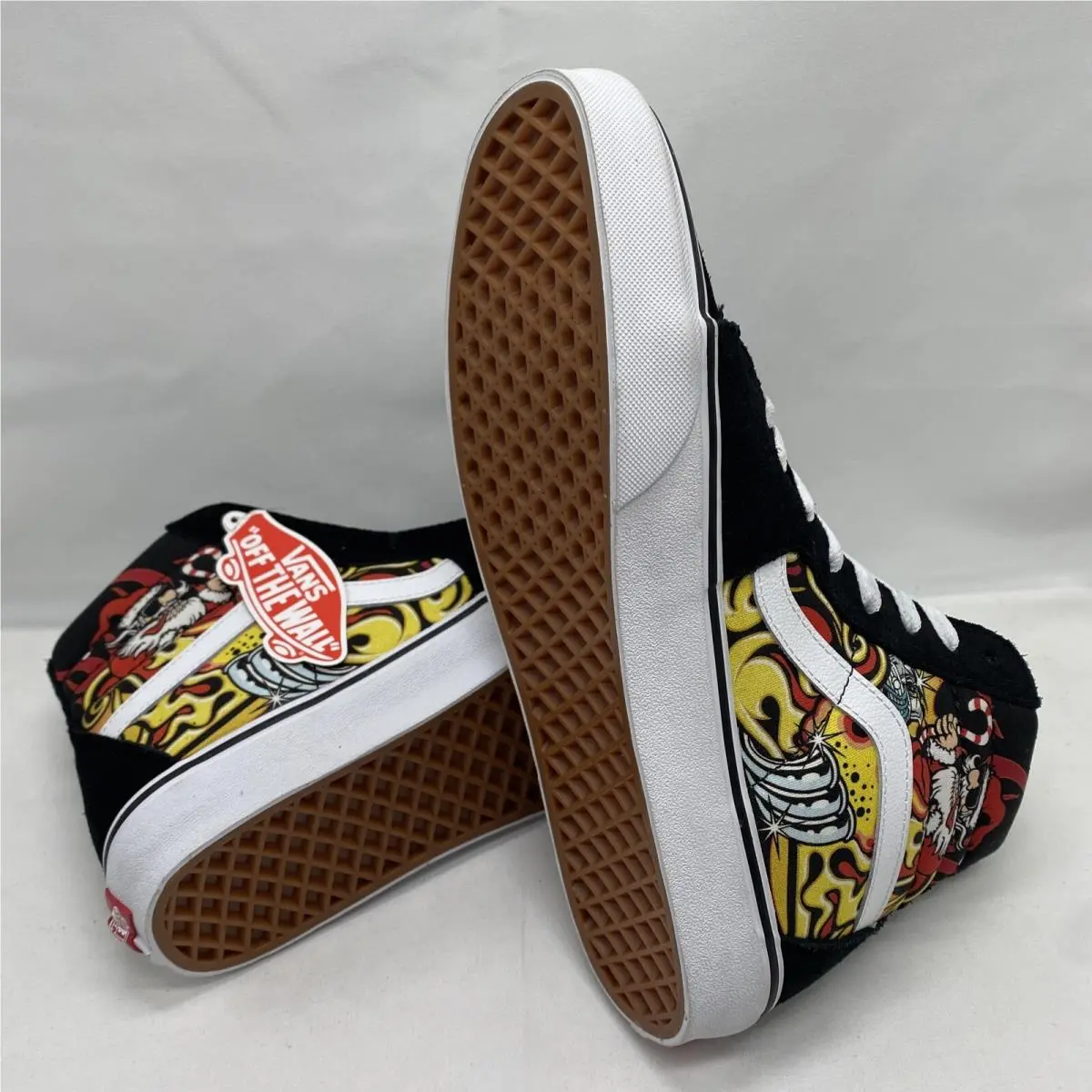 Vans shoes - Vans Sk8 Hi - VN0A4BVTBLK - Black Red Yellow White (UPC: 0196570614775) 4